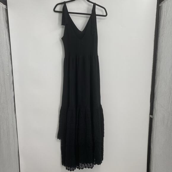 La Vie Rebecca Taylor Maxi Dress Size M Whimsigoth Boho Cottage Avant Garde 251 - Picture 4 of 8